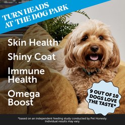 Pet Honesty Skin Health Salmon Salmon Flavor Soft Chews Skin & Coat, Fish Oil Supplement for Dogs, 90-count slide 2 of 8