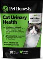 Pet Honesty Urinary Tract Health Chicken Flavored Dual Texture Chews with Cranberry for Cats, 3.7-oz pouch