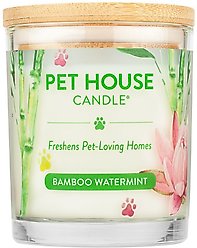 Pet House Bamboo Watermint Natural Plant-Based Wax Candle, 9-oz jar