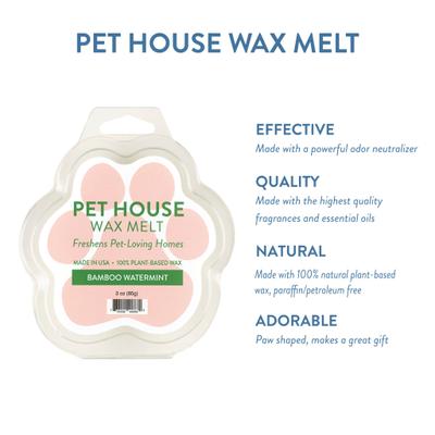 Show full view: Pet House Bamboo Watermint Natural Plant-Based Wax Melt, 3-oz slide 4 of 7
