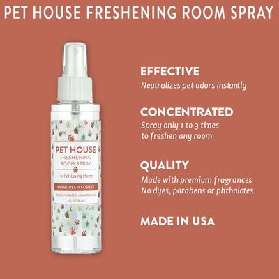 Show full view: Pet House Evergreen Forest Freshening Room Spray, 4-fl oz bottle slide 3 of 4