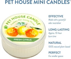 Pet House Fresh Citrus Natural Plant-Based Mini Candle, 1.5-oz jar slide 2 of 3