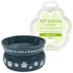 Pet House Fresh Citrus Natural Soy Wax Melt + Electric Wax Warmer
