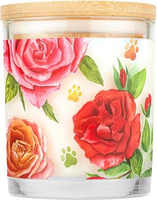 Show full view: Pet House Fresh Cut Roses Natural Plant-Based Wax Candle, 9-oz jar slide 4 of 6