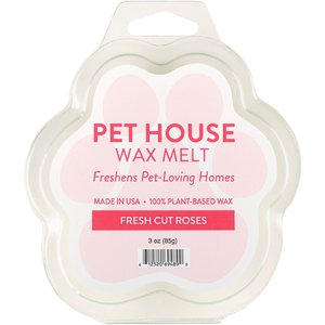 Pet House Fresh Cut Roses Natural Plant-Based Wax Melt, 3-oz box