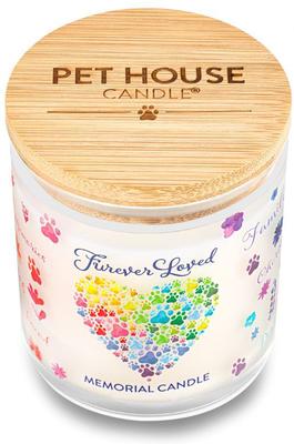 Show full view: Pet House Furever Loved Memorial Natural Plant-Based Wax Candle, 9-oz jar slide 2 of 5