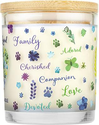 Show full view: Pet House Furever Loved Memorial Natural Plant-Based Wax Candle, 9-oz jar slide 3 of 5