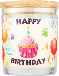 Pet House Happy Birthday Natural Plant-Based Wax Candle, 9-oz jar slide 1 of 5