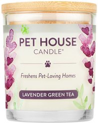 Pet House Lavender Green Tea Natural Plant-Based Wax Candle, 9-oz jar