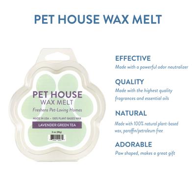 Show full view: Pet House Lavender Green Tea Natural Plant-Based Wax Melt, 3-oz slide 3 of 6