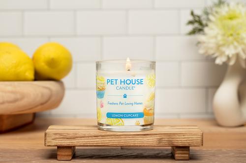 Show full view: Pet House Lemon Cupcake Natural Plant-Based Wax Candle, 9-oz jar slide 5 of 5