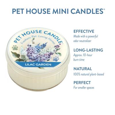 Show full view: Pet House Lilac Garden Natural Plant-Based Candle, 1.5-oz jar slide 2 of 3