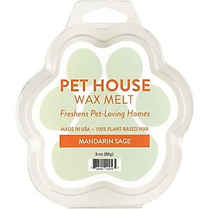 Pet House Mandarin Sage Natural Plant-Based Wax Melt, 3-oz