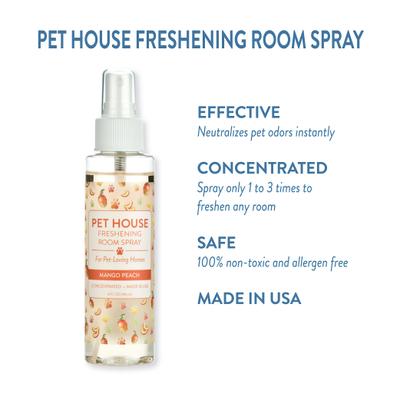 Show full view: Pet House Mango Peach Freshening Room Spray, 4-fl oz spray slide 3 of 5