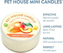 Pet House Mango Peach Natural Plant-Based Candle, 1.5-oz jar slide 2 of 3