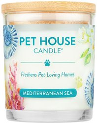 Pet House Mediterranean Sea Natural Plant-Based Wax Candle, 9-oz jar
