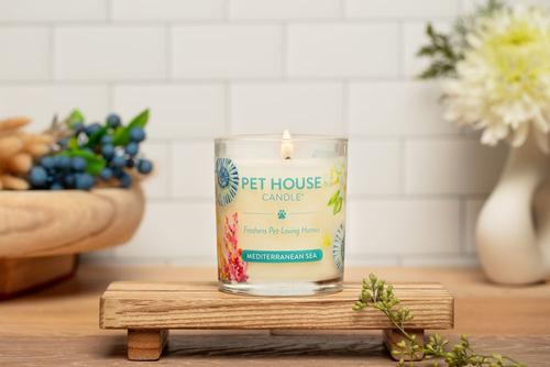 Show full view: Pet House Mediterranean Sea Natural Plant-Based Wax Candle, 9-oz jar slide 5 of 7