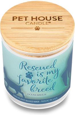 Show full view: Pet House Ocean Breeze Natural Plant-Based Wax Sentiment Candle, 9-oz jar slide 3 of 7