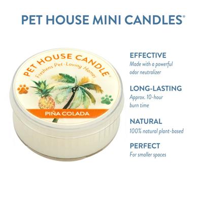 Show full view: Pet House Pina Colada Natural Plant-Based Candle, 1.5-oz jar slide 3 of 5