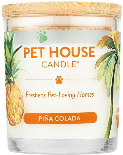 Pet House Pina Colada Natural Plant-Based Wax Candle