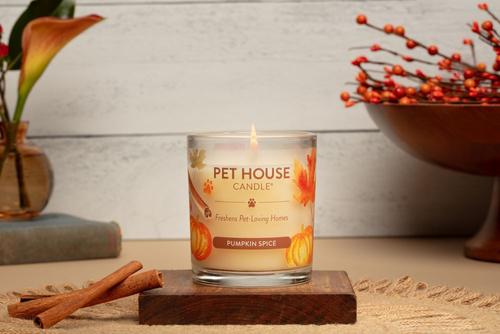 Show full view: Pet House Pumpkin Spice Natural Plant-Based Wax Candle, 9-oz jar slide 5 of 7
