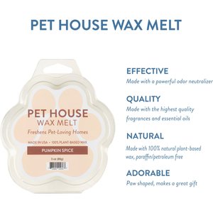 Pet House Pumpkin Spice Natural Plant-Based Wax Melt, 3-oz