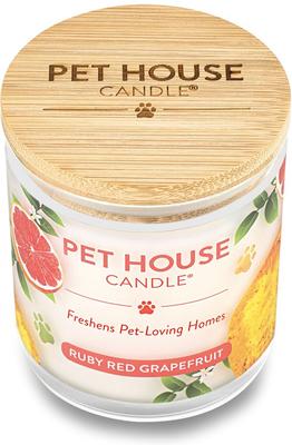 Show full view: Pet House Ruby Red Grapefruit Natural Plant-Based Wax Candle, 9-oz jar slide 3 of 7
