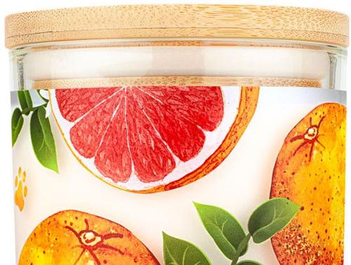 Show full view: Pet House Ruby Red Grapefruit Natural Plant-Based Wax Candle, 9-oz jar slide 2 of 7