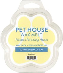 Pet House Sunwashed Cotton Natural Plant-Based Wax Melt, 3-oz