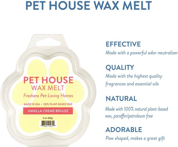 Pet House Vanilla Creme Brulee Natural Plant-Based Wax Melt