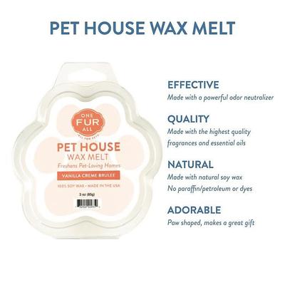 Show full view: Pet House Vanilla Creme Brulee Natural Soy Wax Melt + Electric Wax Warmer slide 4 of 10