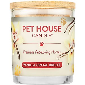Pet House Vanilla Creme Brulee Pet House Plant-Based Wax Candle, 9-oz jar