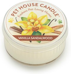 Pet House Vanilla Sandalwood Natural Plant-Based Mini Candle, 1.5-oz jar