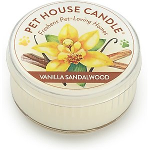 Pet House Vanilla Sandalwood Natural Plant-Based Mini Candle, 1.5-oz jar