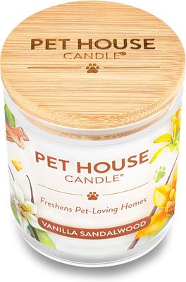 Show full view: Pet House Vanilla Sandalwood Natural Plant-Based Wax Candle, 9-oz jar slide 2 of 5