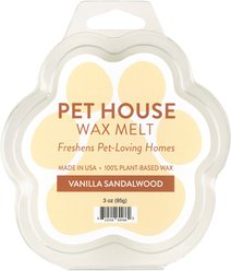 Pet House Vanilla Sandalwood Natural Plant-Based Wax Melt, 3-oz box