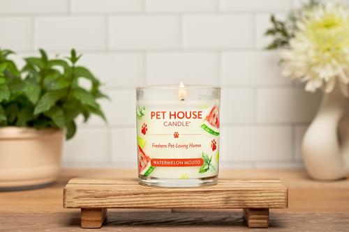 Show full view: Pet House Watermelon Mojito Natural Plant-Based Wax Candle, 9-oz jar slide 6 of 6