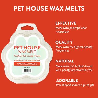 Show full view: Pet House Watermelon Mojito Natural Plant-Based Wax Melt, 3-oz box slide 4 of 5