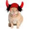 Show in main carousel: Pet Krewe Cat Devil Red Hat Dog Costume, One Size slide 2 of 7