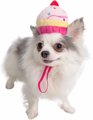 Show full view: Pet Krewe Cupcake Hat Dog Costume slide 2 of 10