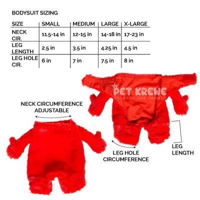 Show full view: Pet Krewe Sesame Street Elmo Dog & Cat Costume, Medium slide 2 of 8