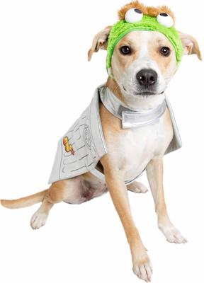 Show full view: Pet Krewe Sesame Street Oscar The Grouch Dog & Cat Costume, X-Large slide 4 of 9