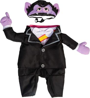 Show full view: Pet Krewe Sesame Street the count Dog Costume, Medium slide 3 of 8