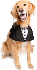 Pet Krewe Tuxedo Collar Dog Costume, Large/X-Large