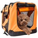 Pet Life 360° Vista View House Folding Zippered Dog Carrier, Orange, Medium