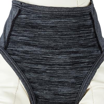 Show full view: Pet Life Active Aero-Pawlse Heathered Quick-Dry 4-Way Stretch-Performance Dog T-Shirt, Black/Black, Large slide 10 of 11