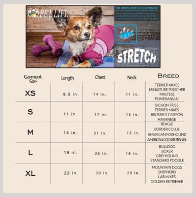Show full view: Pet Life Active Aero-Pawlse Heathered Quick-Dry 4-Way Stretch-Performance Dog T-Shirt, Green, Medium slide 2 of 10