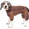 Show in main carousel: Pet Life Active Chase Pacer Dog Hoodie, Brown & Pattern, Large slide 1 of 6