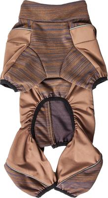 Show full view: Pet Life Active Chase Pacer Dog Hoodie, Brown & Pattern, Medium slide 5 of 6