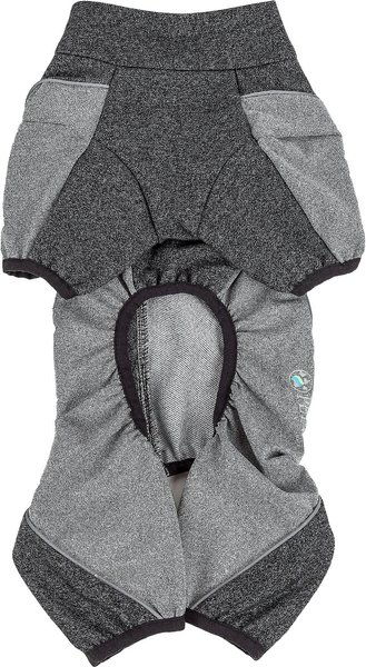 Show full view: Pet Life Active Chase Pacer Dog Hoodie, Charcoal Grey & Black, Large slide 5 of 6